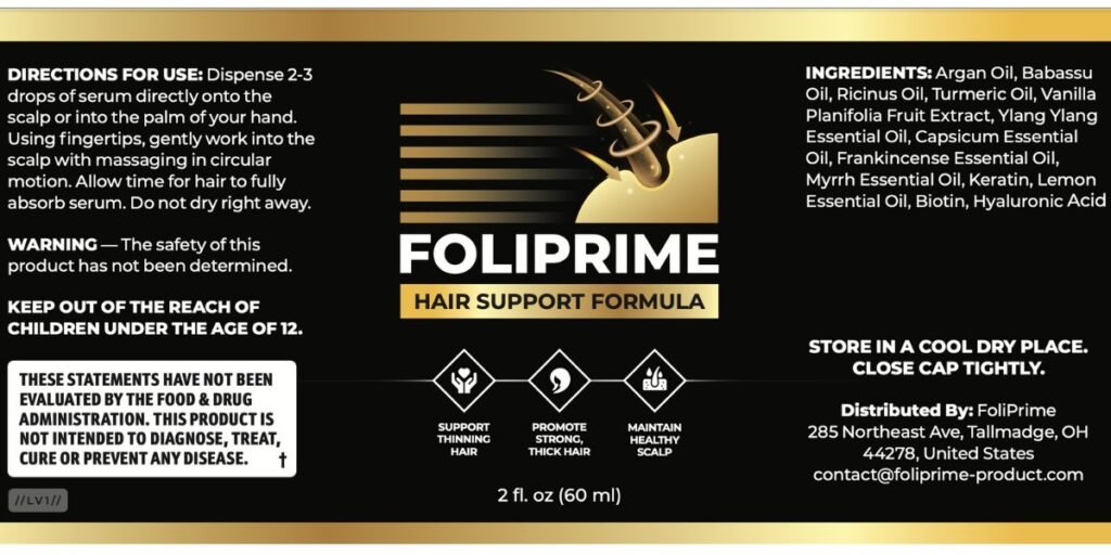 FoliPrime Natural Hair Support